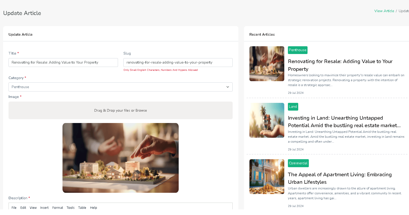 Article Editor